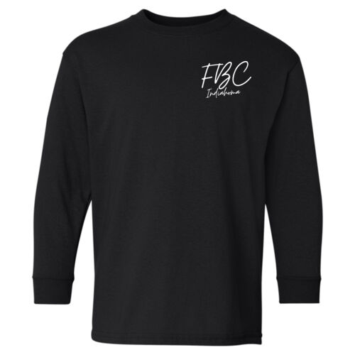 YOUTH -  PRINTED - Heavy Cotton™ Long Sleeve T-Shirt Thumbnail
